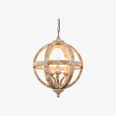 The Range Solara Orb Pendant Light, Modern Ceiling Fixture for Elegant Spaces - Brown
