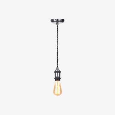 The Range Industrial Style Braided Black Cable Kit - Pewter