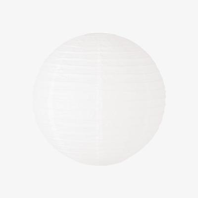 The Range Isla 40cm Paper Ball Ceiling Light Shade with LED Bulb - White