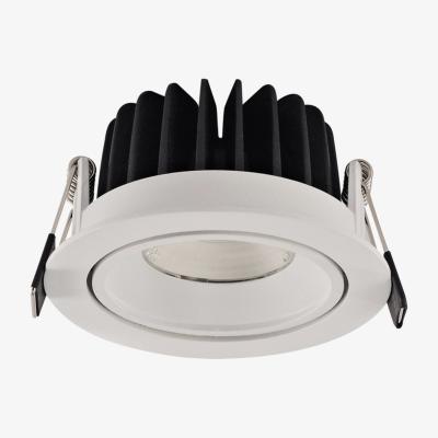 The Range Beck LED Recessed Tiltable Downlight, White, 4000K, IP44, DRIVER NOT INCLUDED - White