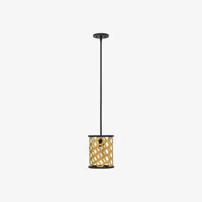 The Range Felix 1 Light Ceiling Mini Pendant Gold, E27 - Gold