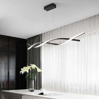 The Range Spiral LED Pendant Light - Black / Cool White