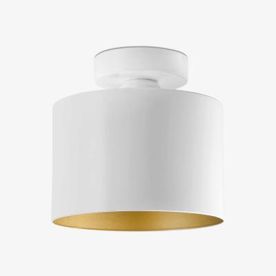 The Range Janet 1 Light Semi Flush Ceiling Light - White