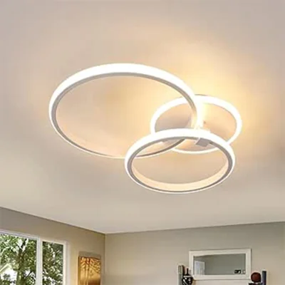 The Range Ceiling Light White Circles - White