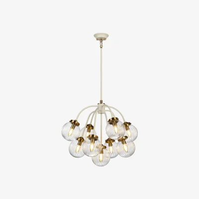 The Range Elstead Lighting Cosmos Pendant Light Cream A - Cream