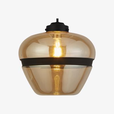 The Range Rotalt Black and Champagne Pendant  - Black