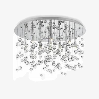 The Range Neve 8 Light Blown Glass Bubbles Ceiling Pendant - Chrome