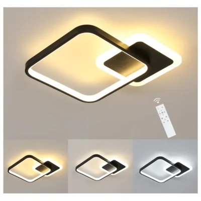 The Range Ceiling LED Light Black 3 Color Lights - Black