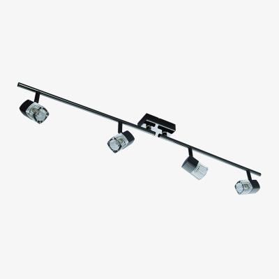 The Range Blocs 4 Light Split Bar Spotlight - Black