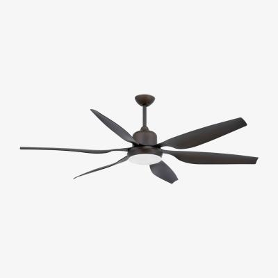 The Range Tilos Brown 6 Blade Ceiling Fan - Dark Brown