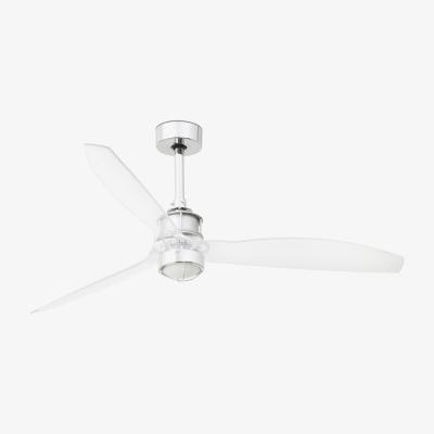 The Range Just LED Chrome Ceiling Fan with DC Motor, 3000K - Grey