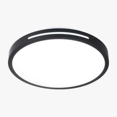 The Range 18W Round LED Ceiling Light - Black
