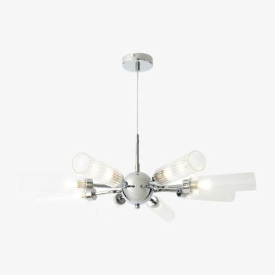 The Range Visconte Praiano 8 Light Ceiling Pendant - Chrome