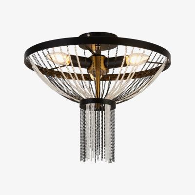 The Range Kingstown Black 3Lt Pendant  - Black