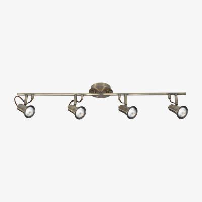 The Range Narvik Antique brass 4Lt Split Bar Spotlight  - Antique