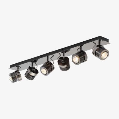 The Range Telford 6 Light Spotlight Bar - Black Chrome