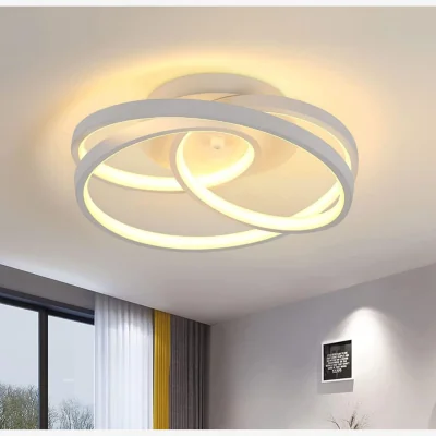 The Range Ceiling Light White Semi Flush Mount - White
