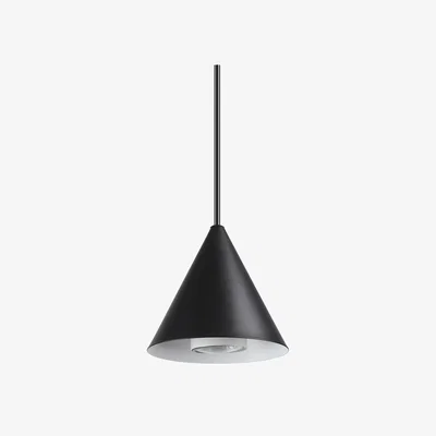 The Range A-Line Indoor Dome Ceiling Pendant Lamp 1 Light - Black / 13cm
