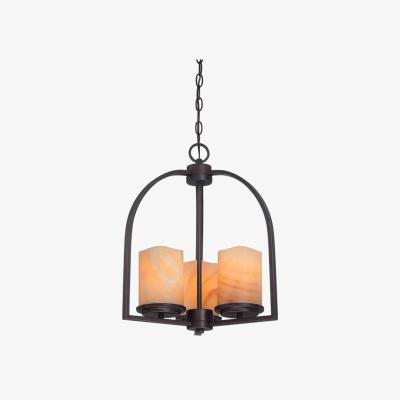 The Range Aldora 3 Light Ceiling Pendant Palladian Bronze, E27 - Palladian Bronze
