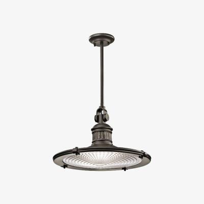 The Range Sayre 1 Light Extra  Large Dome Ceiling Pendant Olde Bronze, E27 - Olde Bronze