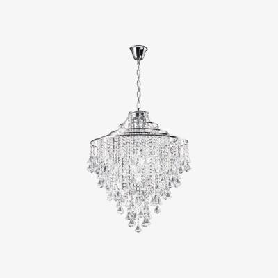 The Range Inina Ceiling Pendant 7 Light Polished Chrome, Crystal - Polished Chrome