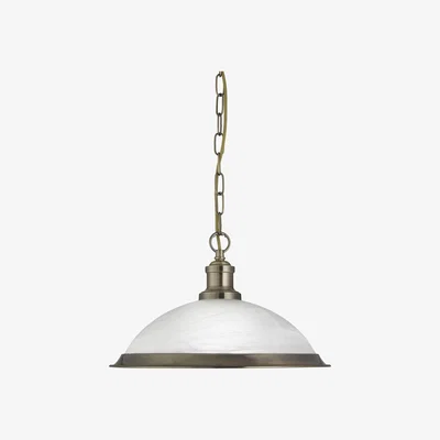 The Range Gloucester Antique Brass Pendant - Antique