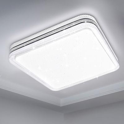 The Range Modern Glaze Star Square Ceiling Light for Home - White