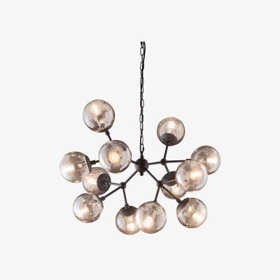 The Range Kepler 12 Light Ceiling Pendant - Black