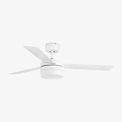 The Range Panay 2 Light Medium Ceiling Fan White, Maple with Light, E14 - White