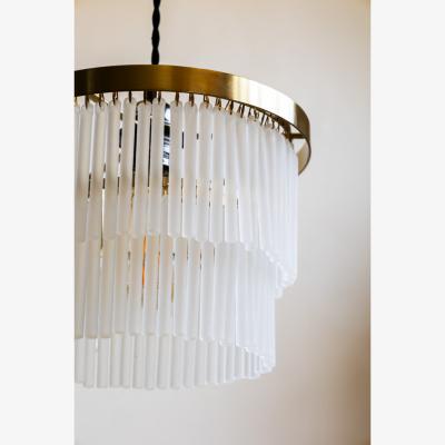 Rockett St George Gold Tiered Glass Easyfit Ceiling Light Shade - SECONDS