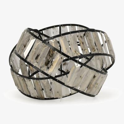 The Range Hudson Easy Fit Jewel Twist Ceiling Pendant Light Shade - Smoked