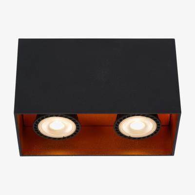 The Range Bido Modern Surface Mounted Ceiling Spotlight Black - Black / 16.6cm