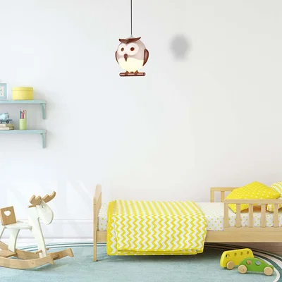 The Range Milagro Pendant Lamp Owl 1XE14 Led - Multicolored