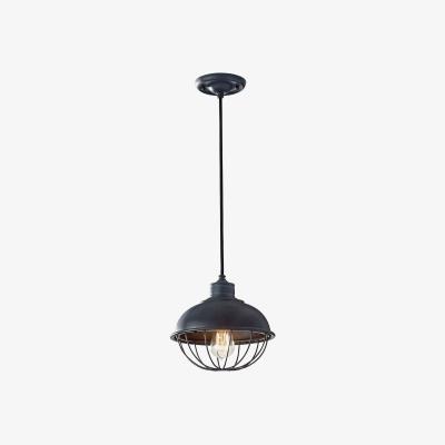 The Range Urban Renewal 1 Light Ceiling Pendant Antique Forged Iron, E27 - Antique Forged Iron