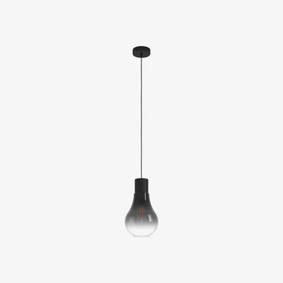 The Range EGLO Chasely Black  Grey Pendant - Black
