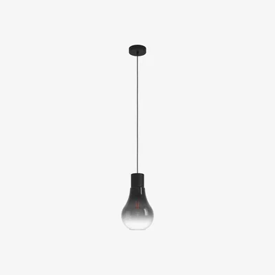 The Range EGLO Chasely Black  Grey Pendant - Black