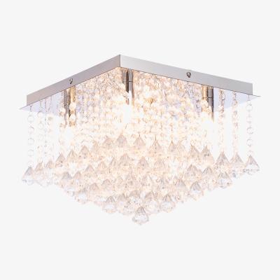 The Range Wendy Square Flush Ceiling Light - Chrome
