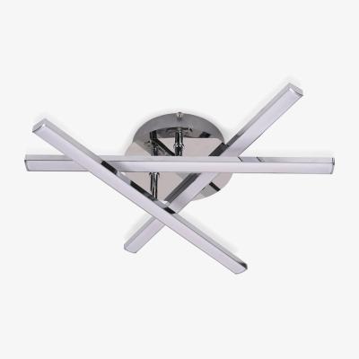 The Range Infinity IP44 Rated Integrated LED 3 Arm Adjustable Ceiling Light - Silver