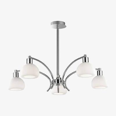 The Range Tokyo 5 Light Multi Arm Ceiling Pendant - Chrome