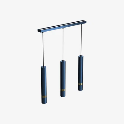 The Range Milagro Pendant Lamp Joker Blue 3xE27 - Garnet/Gold