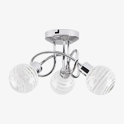The Range Maze 3 Way Silver Ceiling Bar Light - Silver