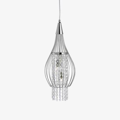 The Range Rocket 2 Light Ceiling Pendant Chrome with Glass Crystals, G9 - Chrome