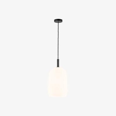 The Range Uma 23cm Dome Pendant Ceiling Light Opal White, E27 - Opal White