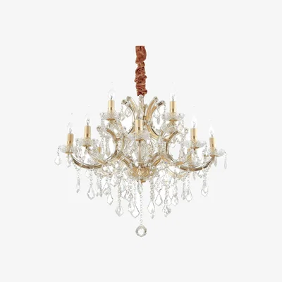 The Range Napoleon 12 Light Pendant Light - Gold