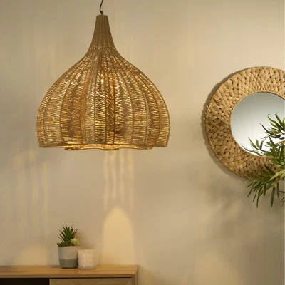 The Range Jakarta Extra Large Rope Pendant - Brown