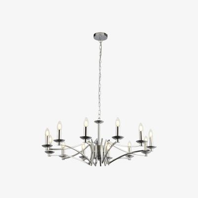 The Range Ascot 12 Light Pendant - Chrome