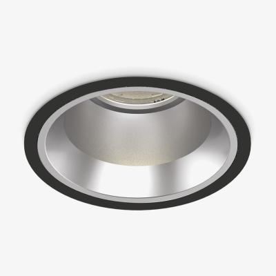 The Range Off Round Recessed Downlight Black 16.2cm 3000K - Black