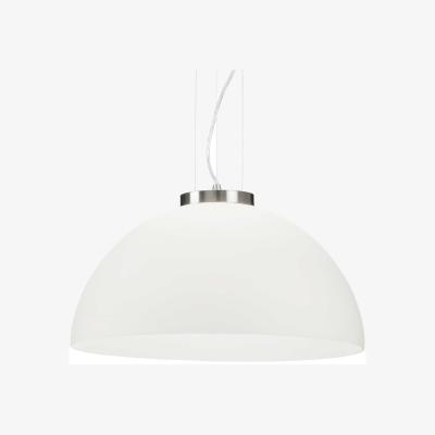 The Range Etna 1 Light Dome Ceiling Pendant - White