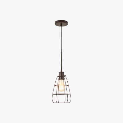 The Range Drax 1 Light Ceiling Pendant - Bronze