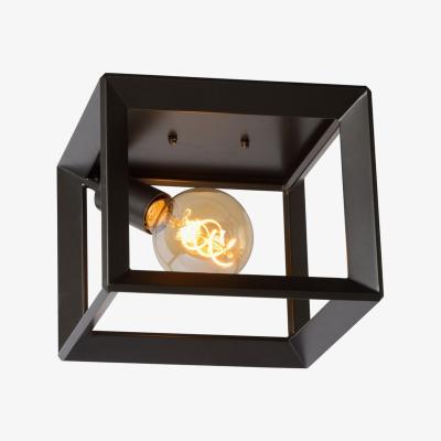 The Range Thor Vintage Flush Ceiling Light Grey iron - Grey iron